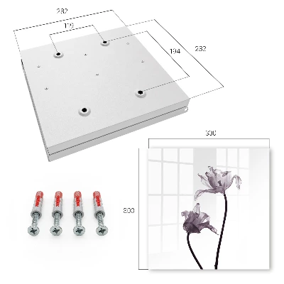 Nyckelbox Minimalistiska blommor