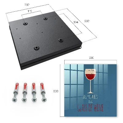 Snygga nyckelskåp Ett glas vin
