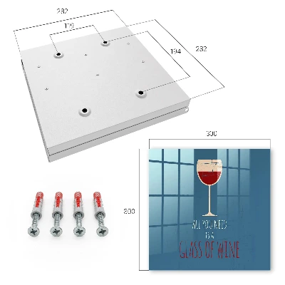 Snygga nyckelskåp Ett glas vin