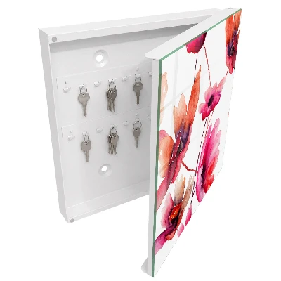 Nyckelbox Akvarellblommor