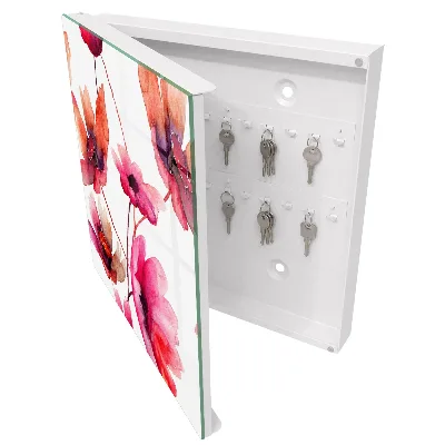 Nyckelbox Akvarellblommor