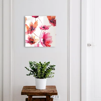 Nyckelbox Akvarellblommor