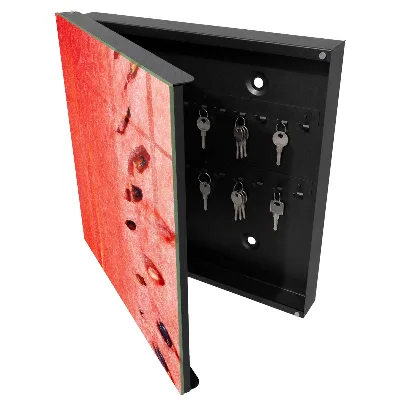 Nyckelskåp med motiv av saftig vattenmelon
