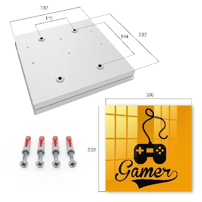 Nyckelbox Pad och ordet GAMER