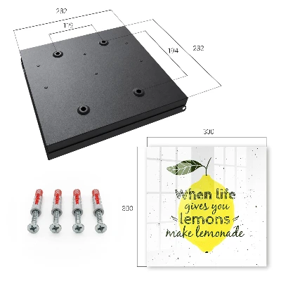 Nyckelbox Citronmotiv