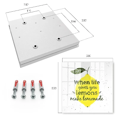 Nyckelbox Citronmotiv