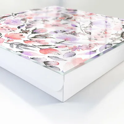 Nyckelbox Pastellblommor