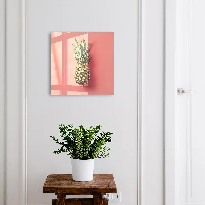 Nyckelbox med motiv av exotisk ananas