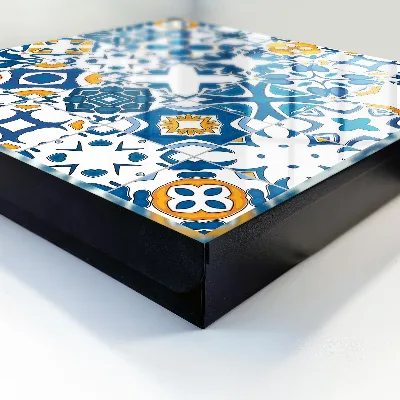 Nyckelbox med geometriska mönster