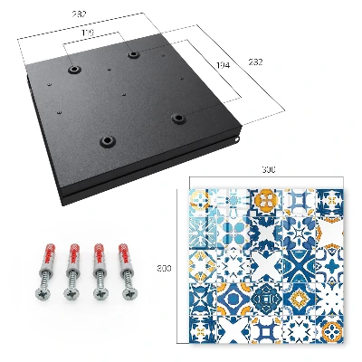 Nyckelbox med geometriska mönster