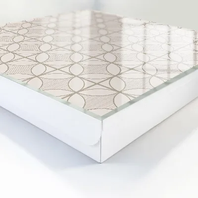 Nyckelskåp med elegant geometriskt mönster