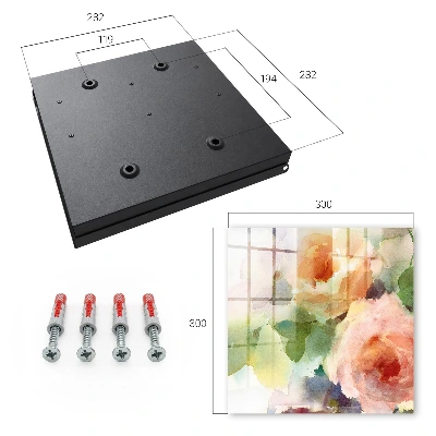 Nyckelbox Blommotiv