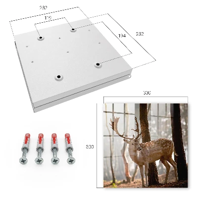 Nyckelbox Hjort i skogen