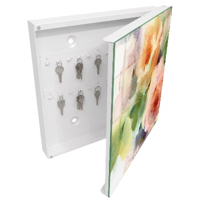 Nyckelbox Akvarellblommor