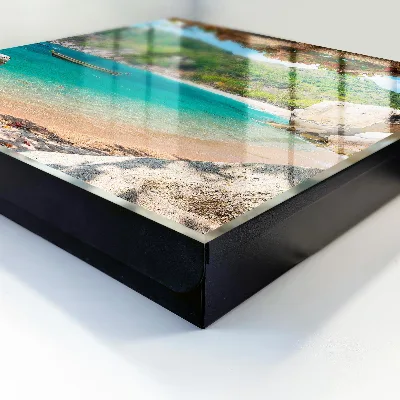 Nyckelbox med motivet en paradisutsikt
