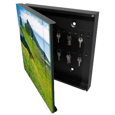 Snygga nyckelskåp Gröna berg