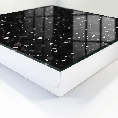 Nyckelbox i svart terrazzo
