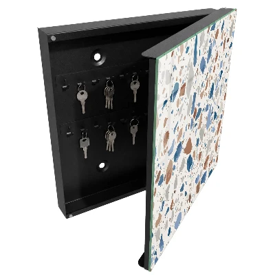 Snygga nyckelskåp Stenmosaik