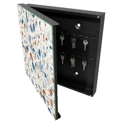 Snygga nyckelskåp Stenmosaik