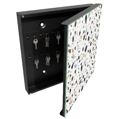 Nyckelbox med terrazzomönster