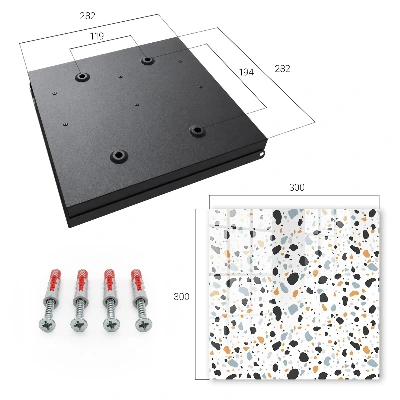 Nyckelbox Terrazzomönster