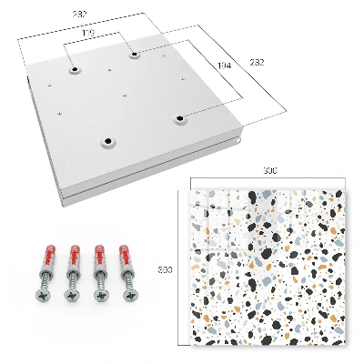 Nyckelbox Terrazzomönster