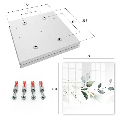 Nyckelbox Akvarellblad