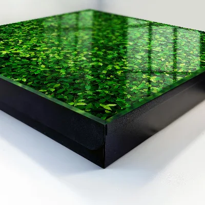 Nyckelskåp grön trädgårdsdesign