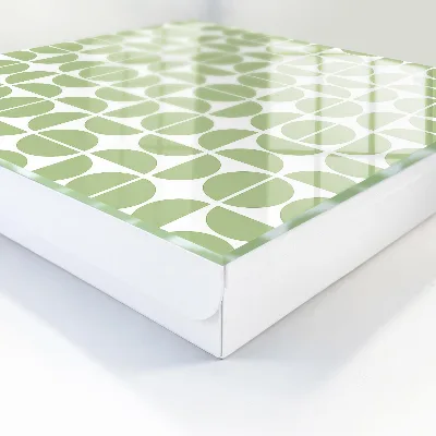 Nyckelbox Grön geometri