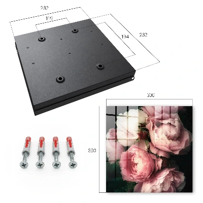 Nyckelbox Blommig charm