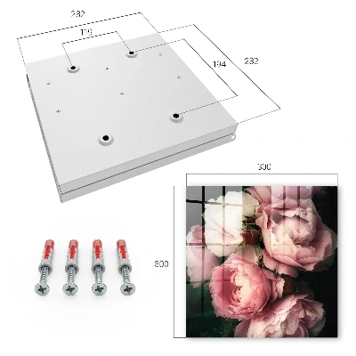 Nyckelbox Blommig charm