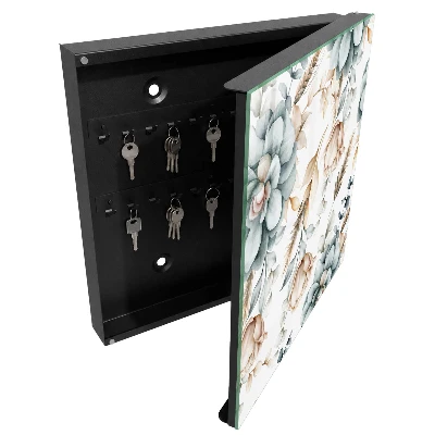 Nyckelbox Akvarellblommor