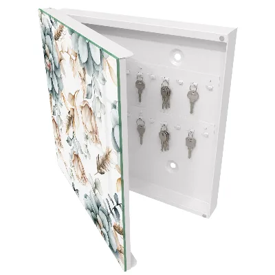 Nyckelbox Akvarellblommor