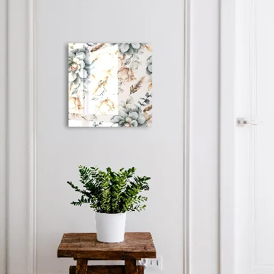 Nyckelbox Akvarellblommor