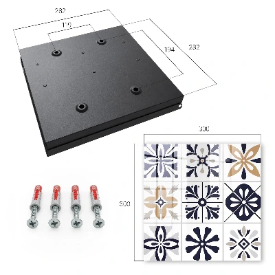 Nyckelskåp Geometriska mönster