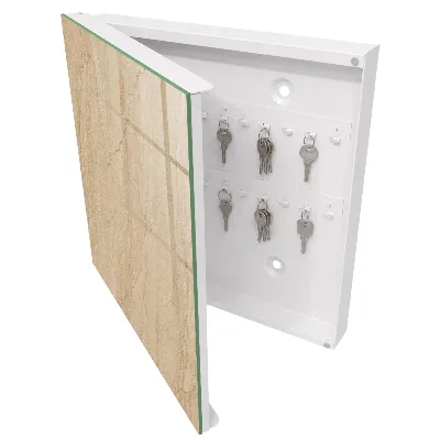 Nyckelskåp Beige marmor
