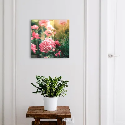 Snygga nyckelskåp Rosa pioner