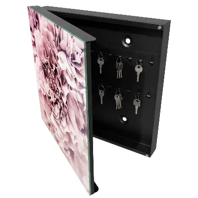 Snygga nyckelskåp Rosa blomma