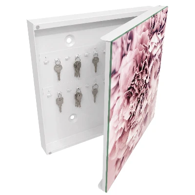 Snygga nyckelskåp Rosa blomma