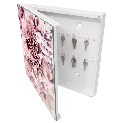 Snygga nyckelskåp Rosa blomma