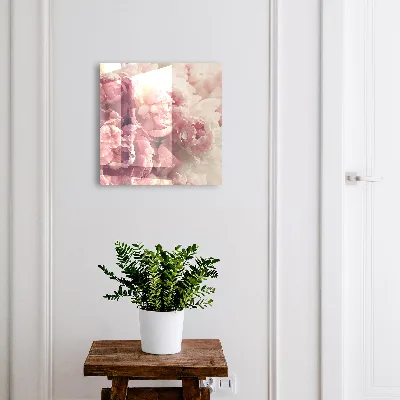 Snygga nyckelskåp Pionblommor