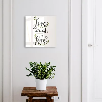 Snygga nyckelskåp Positiv typografi
