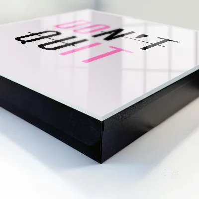 Nyckelbox Motiverande typografi