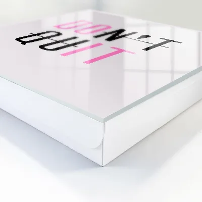 Nyckelbox Motiverande typografi