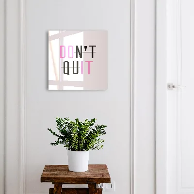 Nyckelbox Motiverande typografi