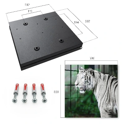 Nyckelskåp Vit tiger
