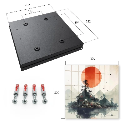 Nyckelbox Bergslandskap