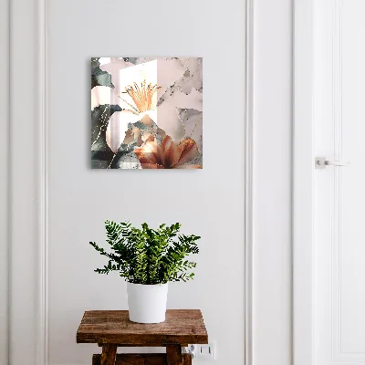 Nyckelbox med blommig elegans