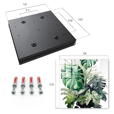 Snygga nyckelskåp Exotiska blad