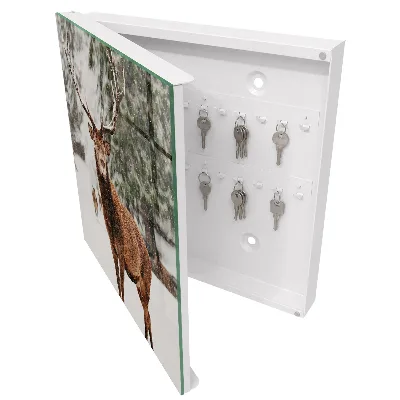 Nyckelskåp Vinterhjort med snygg design